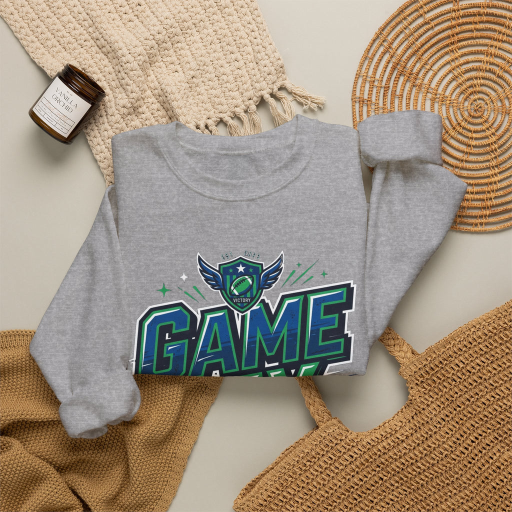 Game Day Crewneck Sweatshirt — Bold Sports Graphic Pullover