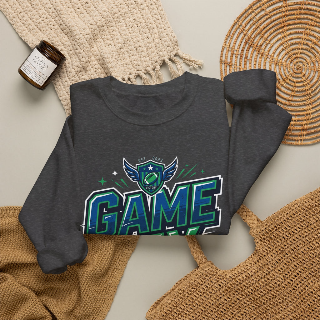 Game Day Crewneck Sweatshirt — Bold Sports Graphic Pullover