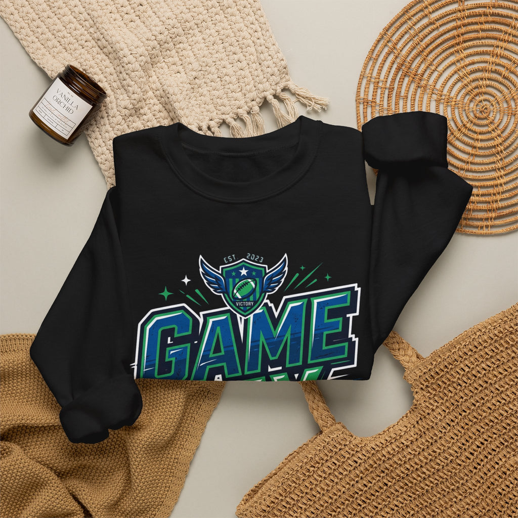 Game Day Crewneck Sweatshirt — Bold Sports Graphic Pullover